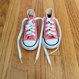 NWOT Converse Toddler Pink High Top Sneakers